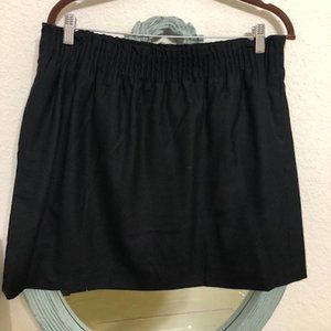 J Crew 2 Pocket Black Skirt